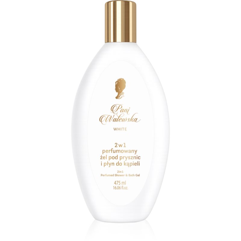 Pani Walewska White 2 in 1 sprchový gel a bublinková koupel 2 v 1 475 ml